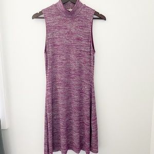 Wilfred Free Aritzia Purple Midi Sleeveless Dress